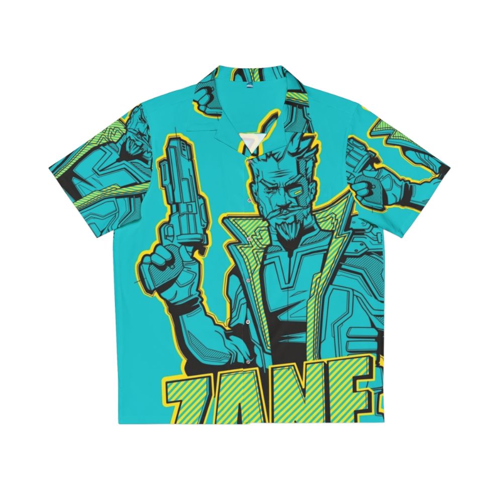 Zane Flynt Hawaiian Shirt with Borderlands 3 Inspired Design