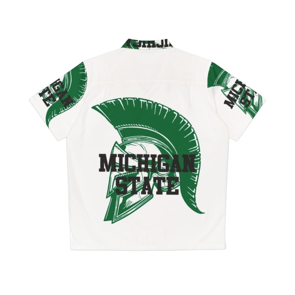 Michigan State Hawaiian Shirt - Back