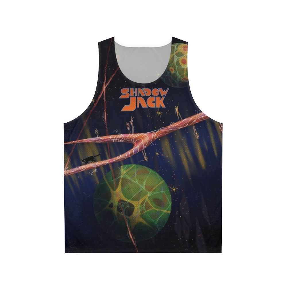 Shadowjack band merchandise unisex tank top with psychedelic space design