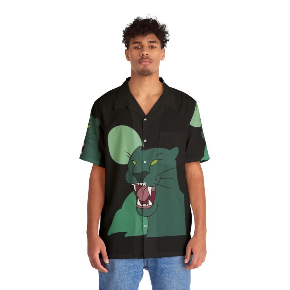 Gravity Falls Panther Hawaiian Shirt - People Front