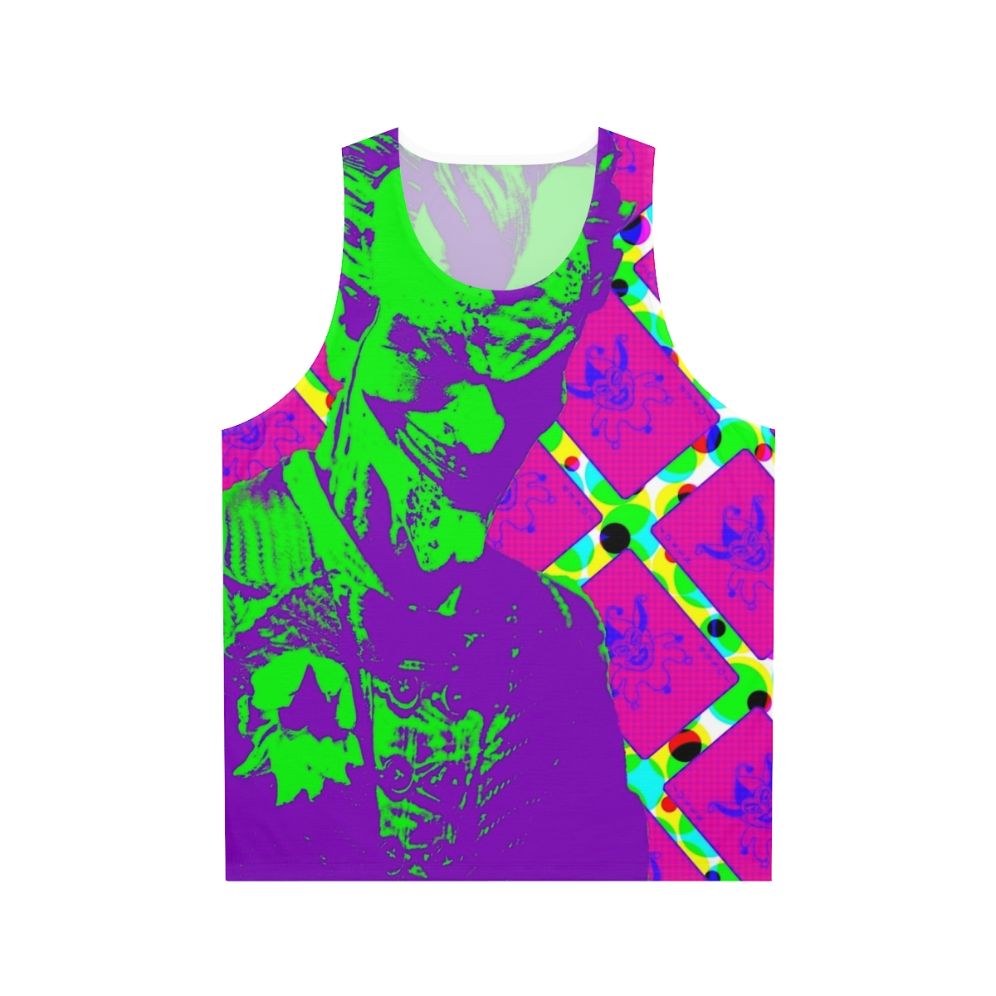 Psychedelic clown pop art design unisex tank top