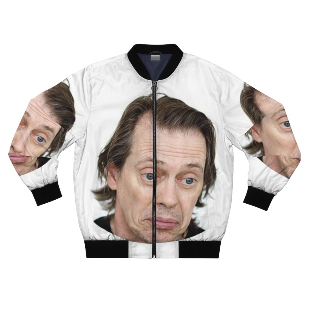 Steve Buscemi meme inspired bomber jacket