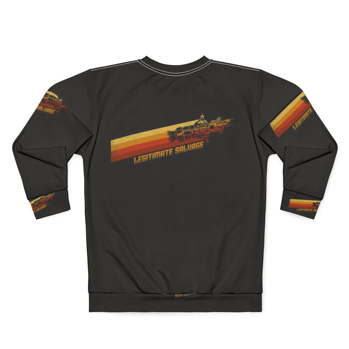 Vintage-style 'The Expanse' sci-fi sweatshirt - Back