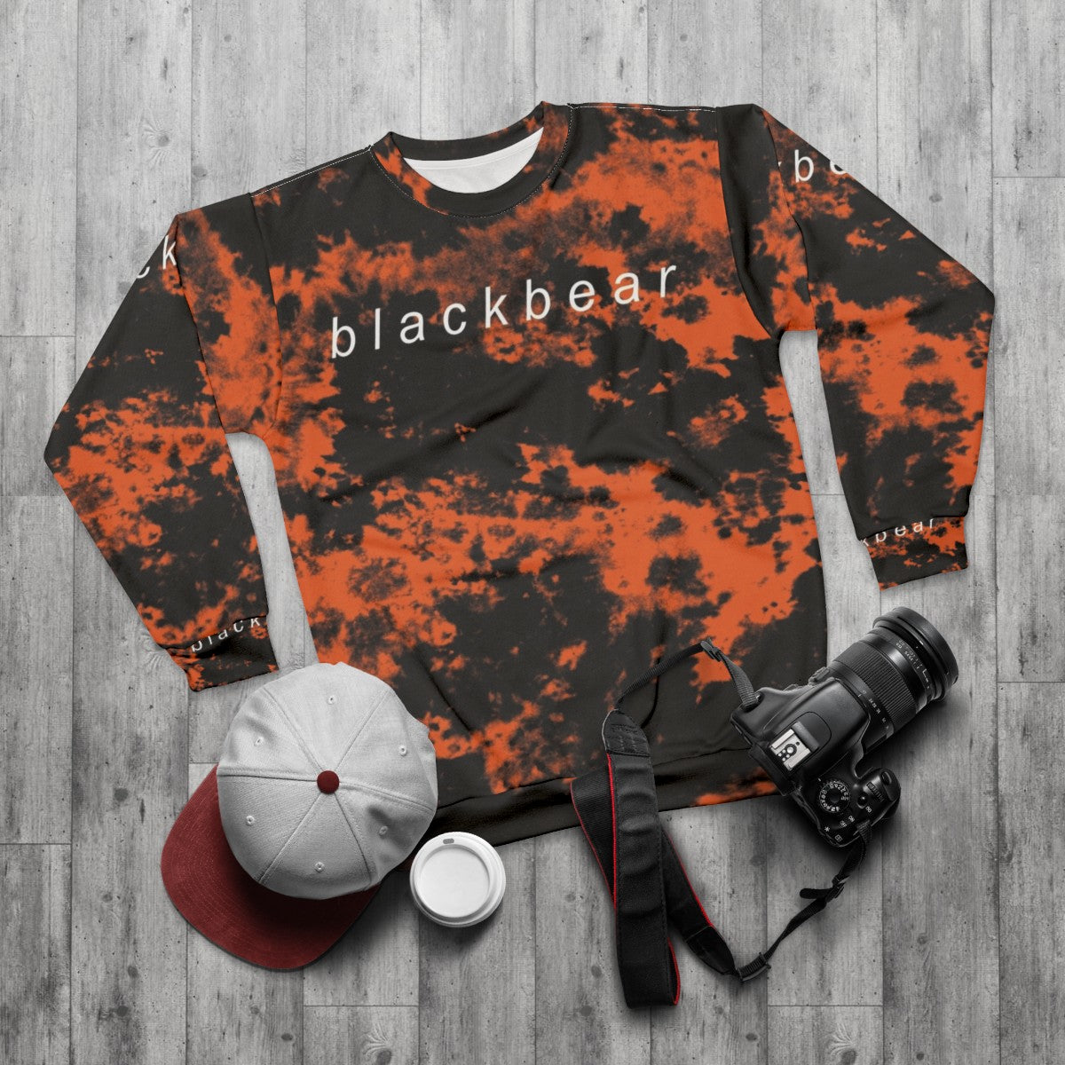 Blackbear Tie Dye Sweatshirt - flat lay