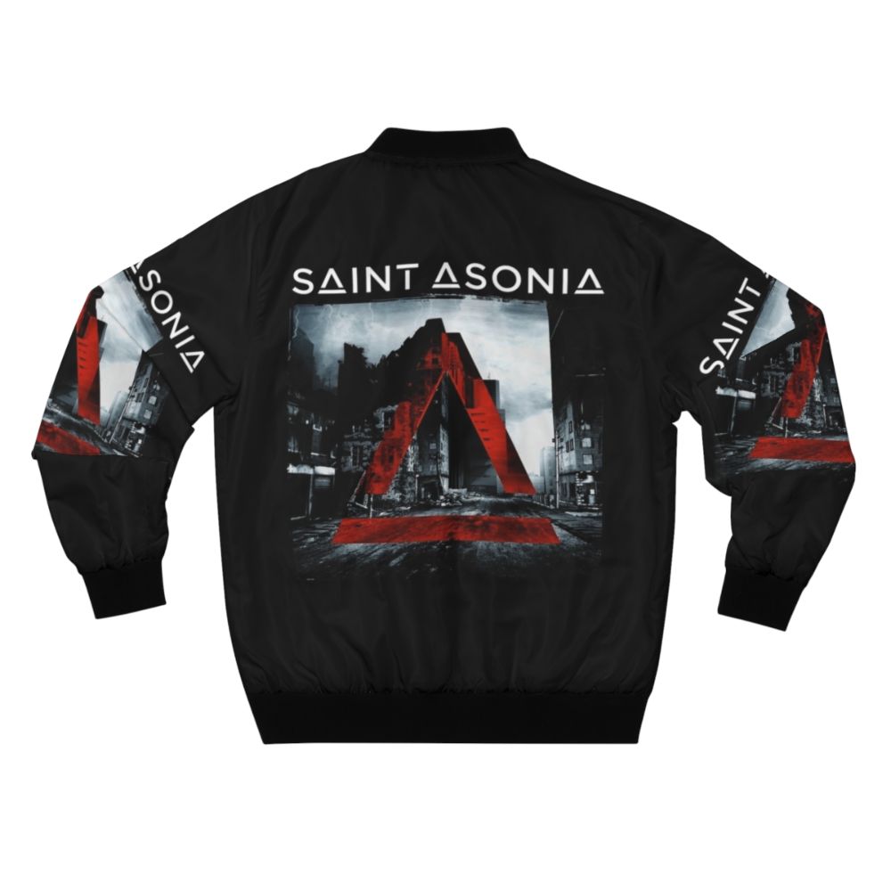 Saint Asonia Bomber Jacket - Alternative Rock Band Merchandise - Back