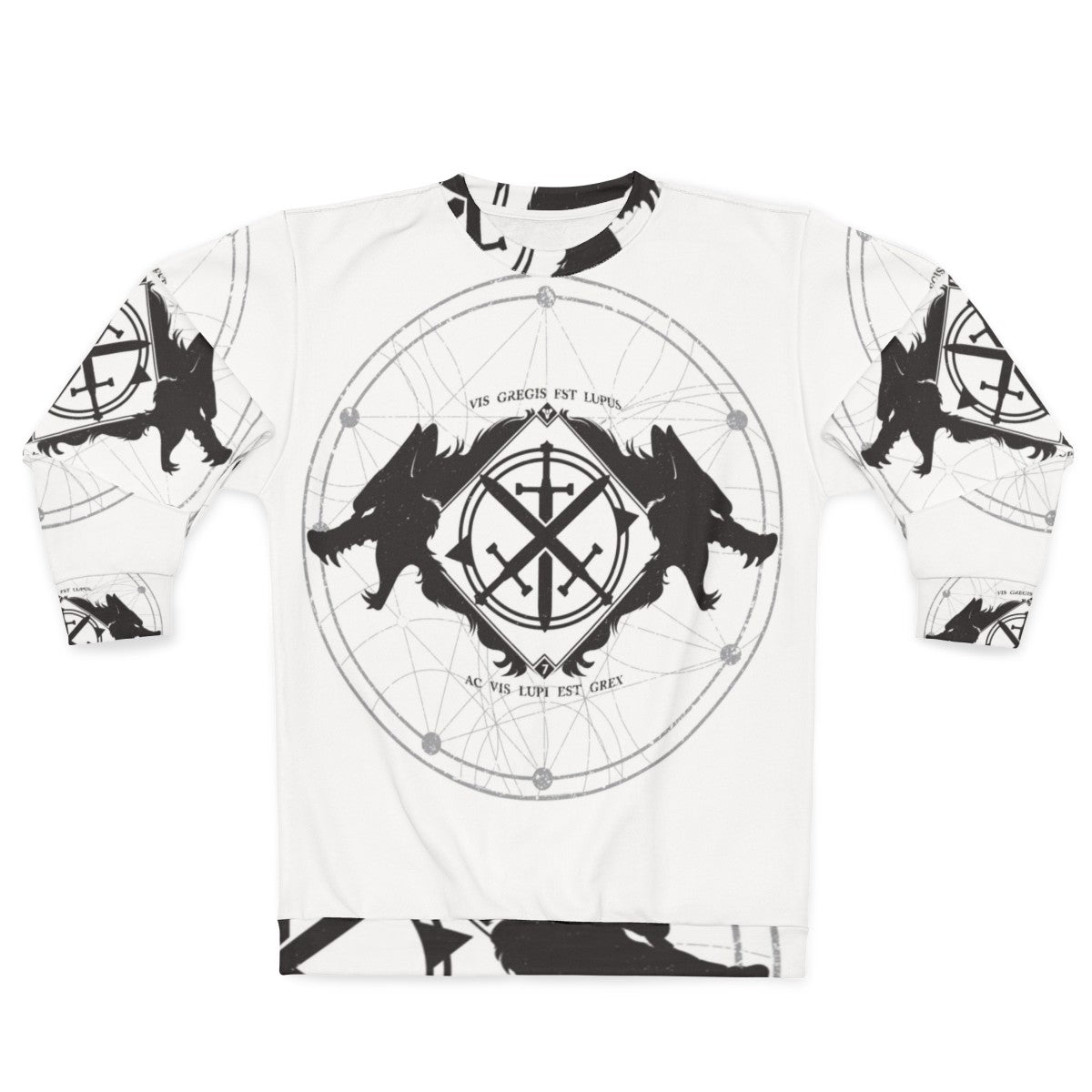 Destiny "Strength of the Wolf" Black and White Sweatshirt