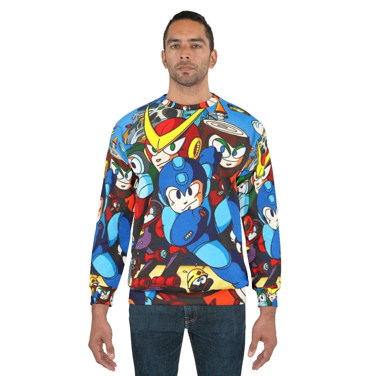 Mega Man 2 Art Sweatshirt - men