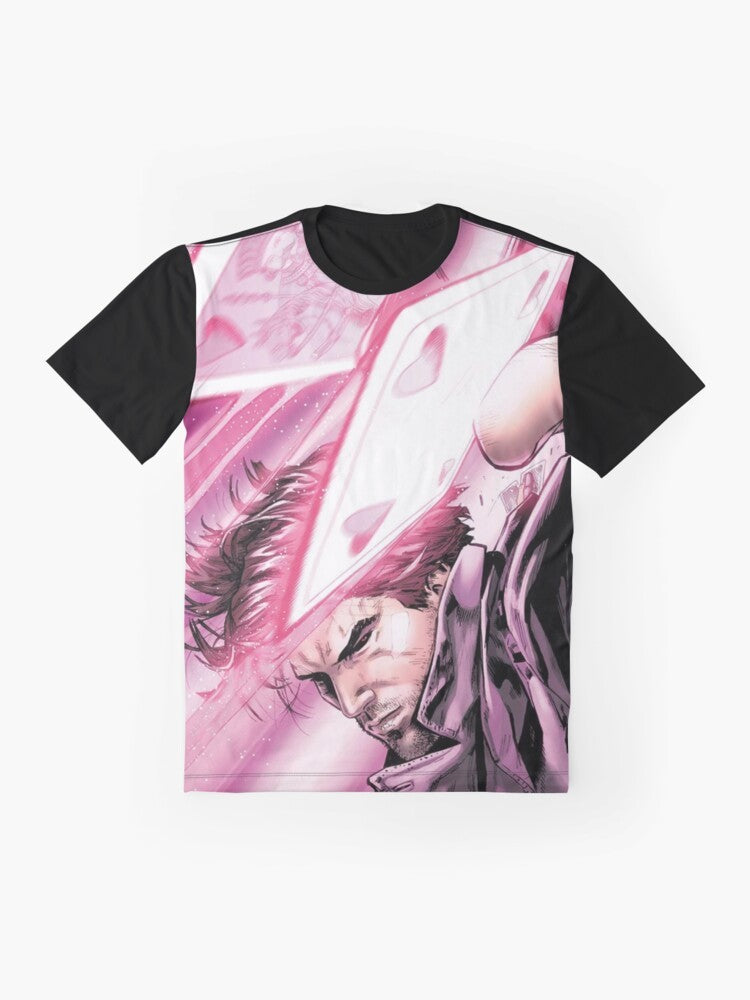 Gambit Marvel X-Men Mutant Graphic T-Shirt - Flat lay