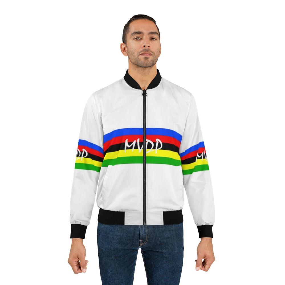 Mathieu van der Poel world champion cycling bomber jacket - Lifestyle