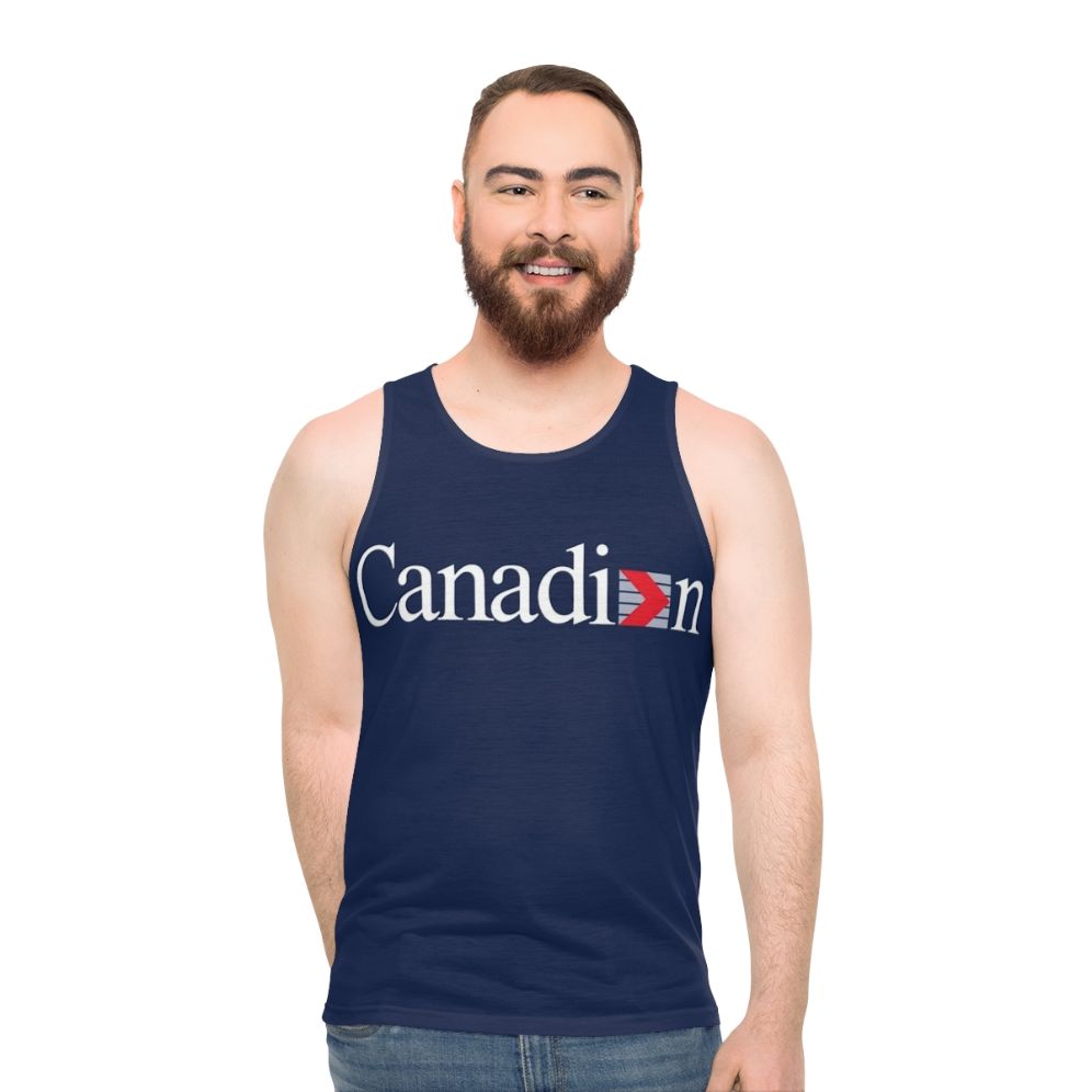 Vintage Canadian Airlines Logo Unisex Tank Top - men