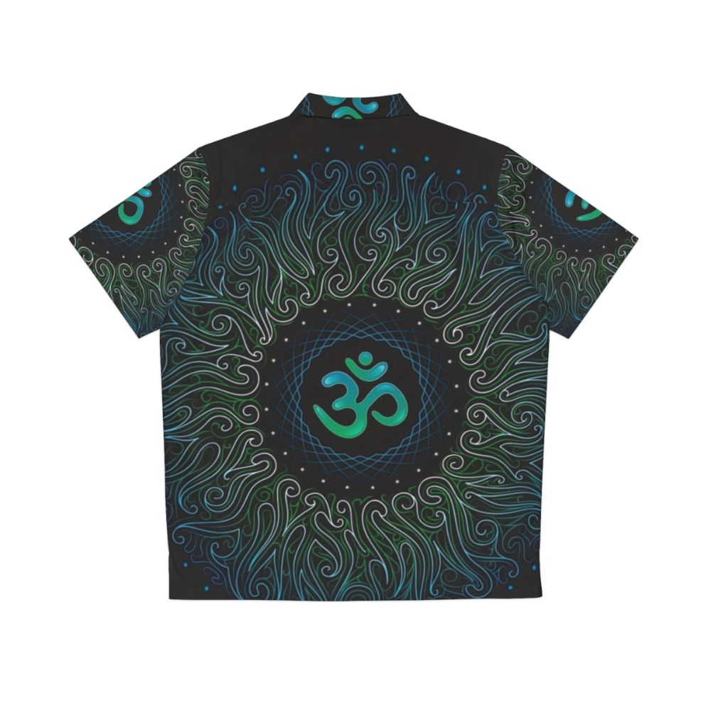 Psychedelic spiritual mandala Hawaiian shirt - Back