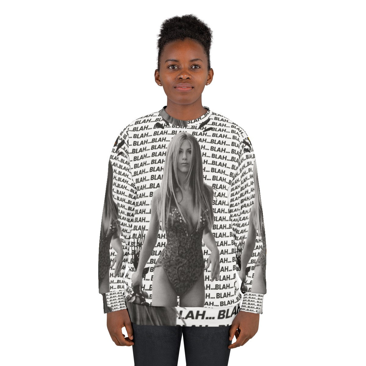 Jennifer Aniston Pop Art Graphic Sweatshirt - women