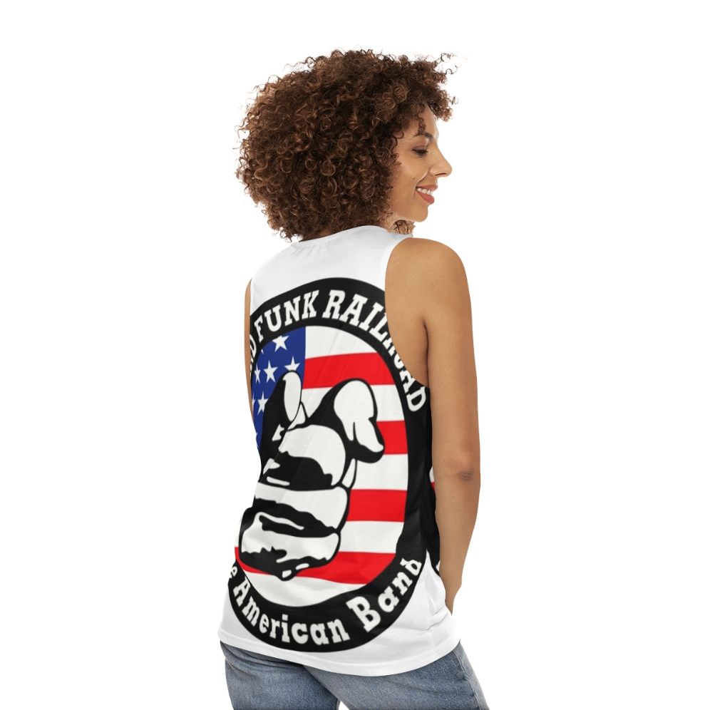 Grand Funk Railroad Unisex Tank Top - women back