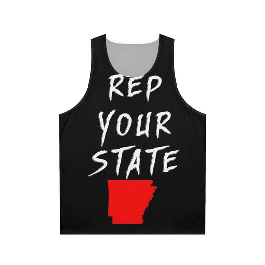 Unisex Arkansas state pride tank top