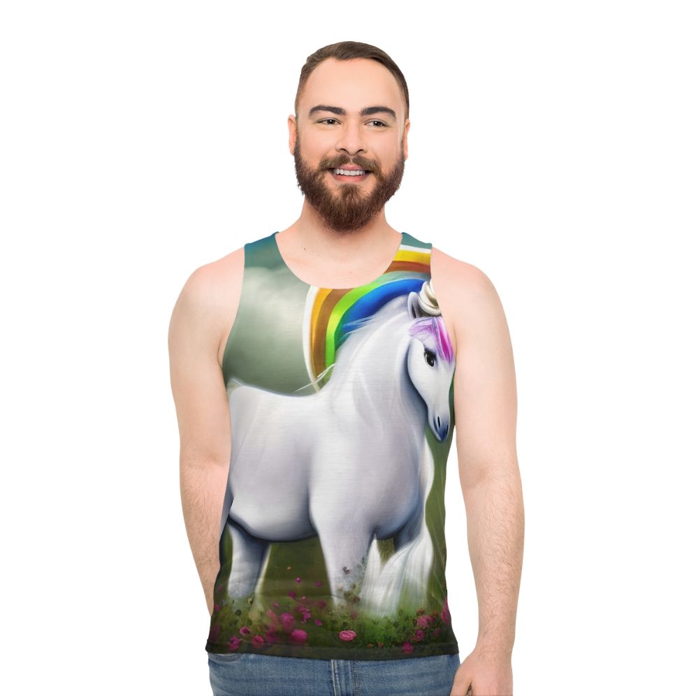 Unisex Legendary Unicorn Fantasy Tank Top - men