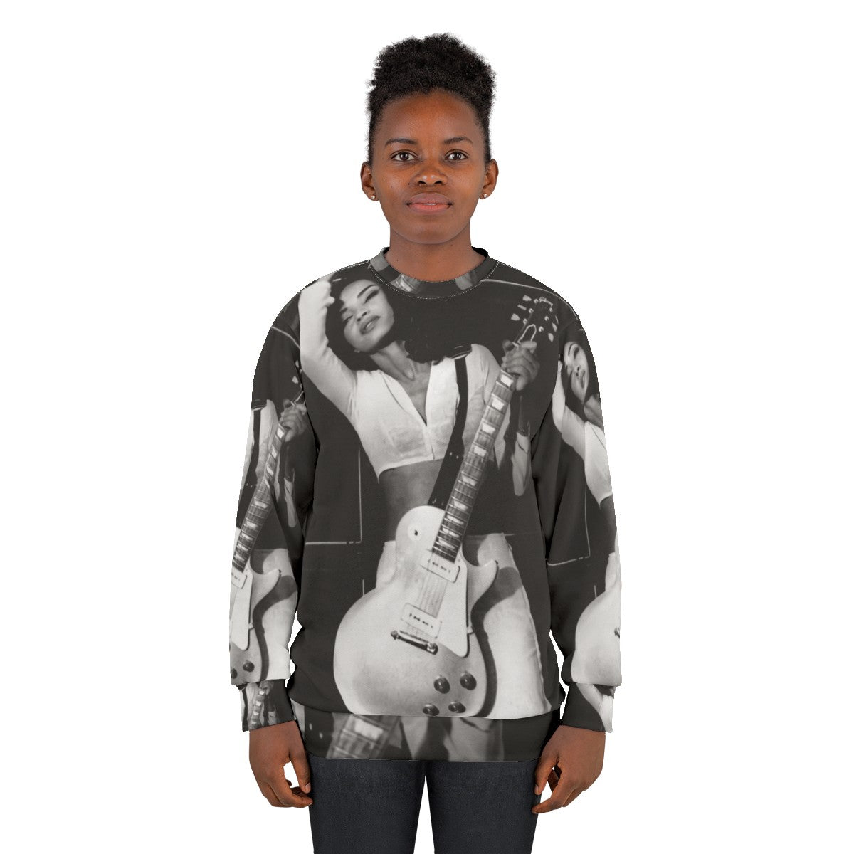 Sade inspired guitar aesthetic sweatshirt - women