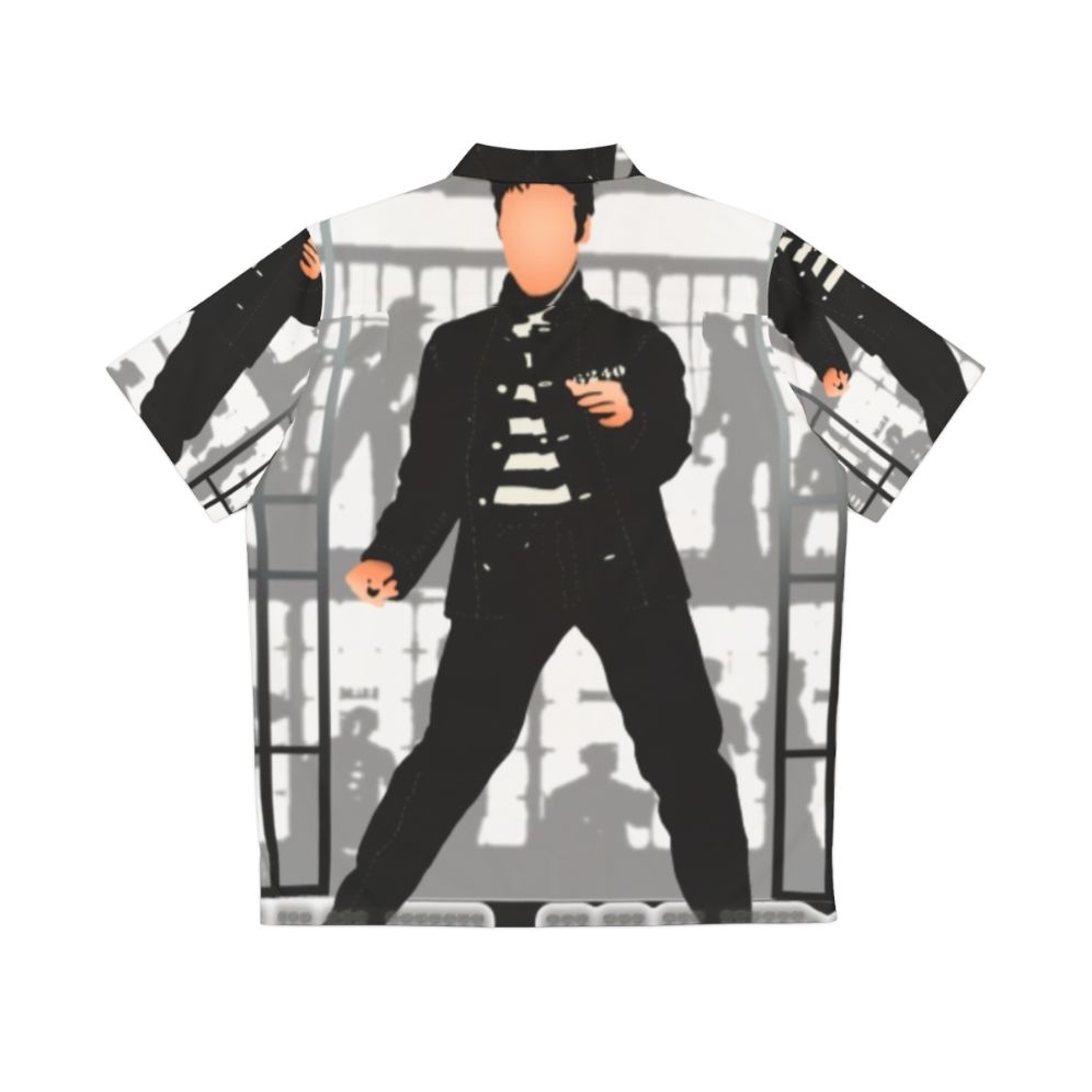 Elvis Presley "The King" Jailhouse Rock Hawaiian Shirt - Back