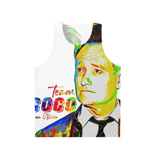 Conan O'Brien Team Coco unisex watercolor tank top