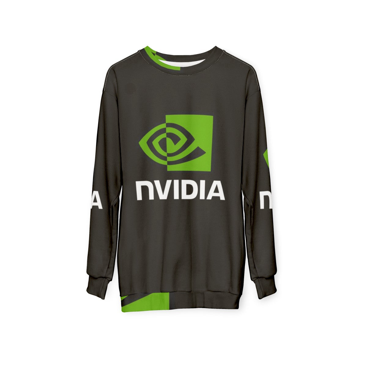 Nvidia Sweatshirt with Nvidia Logo - hanging