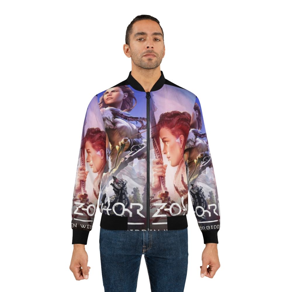 Horizon Forbidden West Aloy Bomber Jacket with game character design - Lifestyle