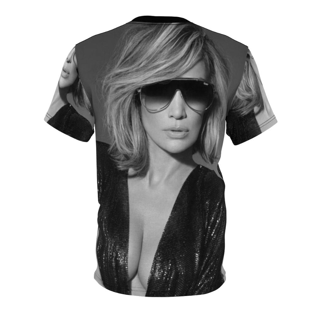 A stylish graphic tee featuring a high-quality image of actress Jennifer Lopez - Back