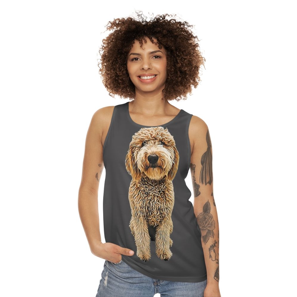 Labradoodle and Goldendoodle Unisex Tank Top - women