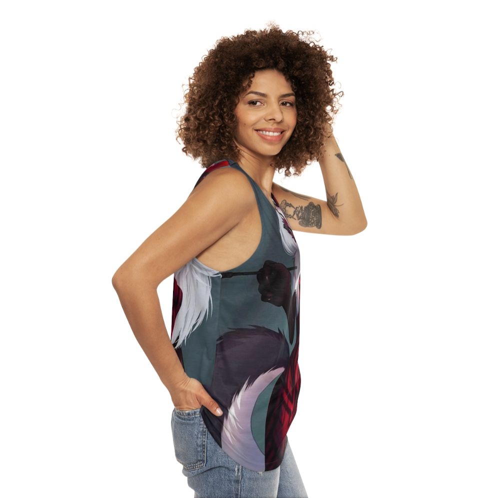 Helluva Boss Loona Unisex Tank Top - women side