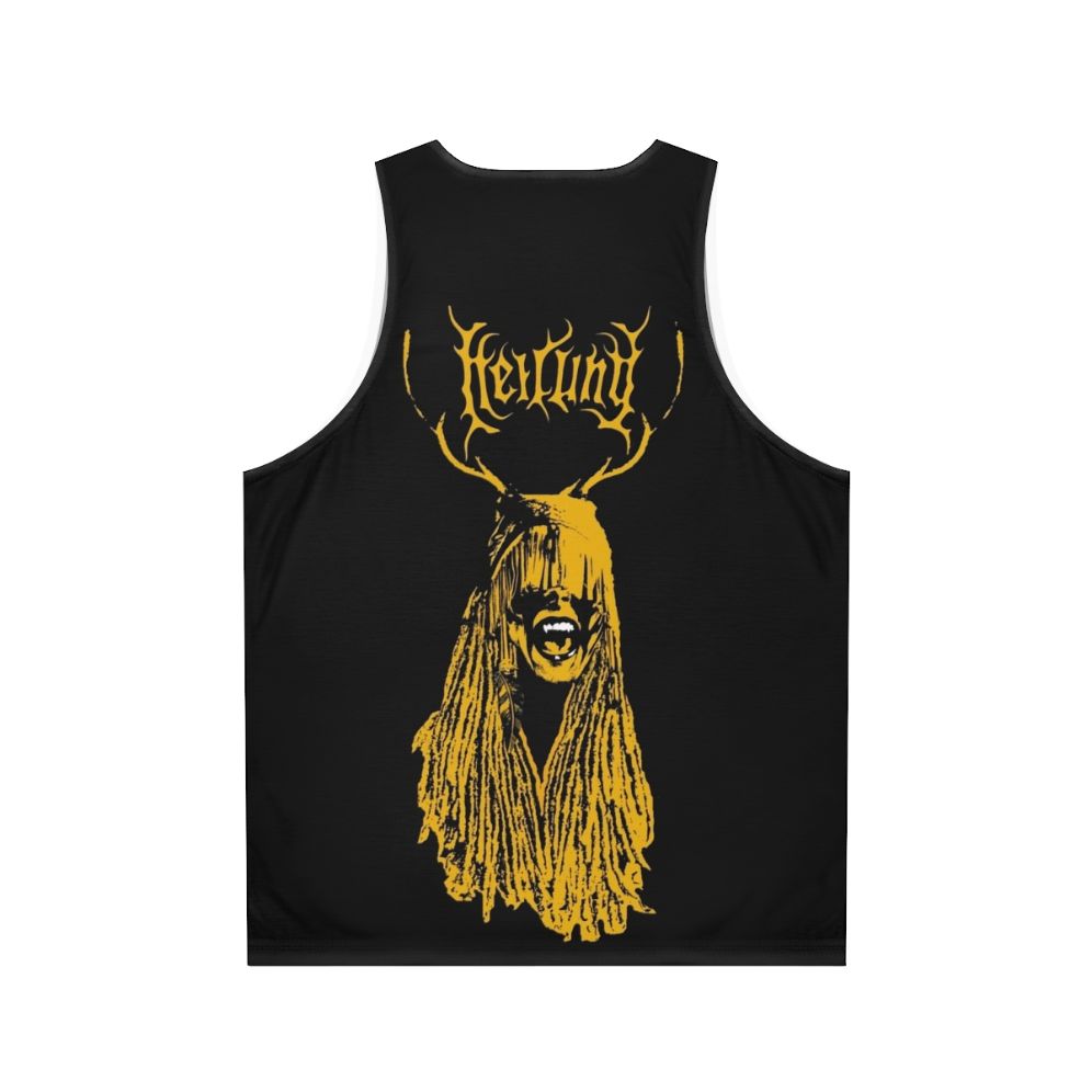 Tribal inspired Maria from Heilung unisex tank top - Back