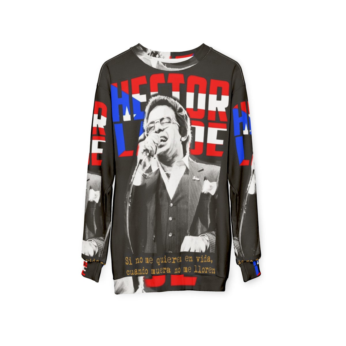 Hector Lavoe Salsa Music Latin Sweatshirt - hanging