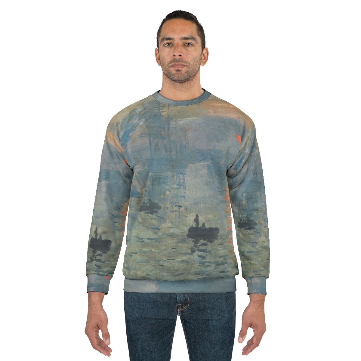 Monet Impression Sunrise Fine Art Sweatshirt - men