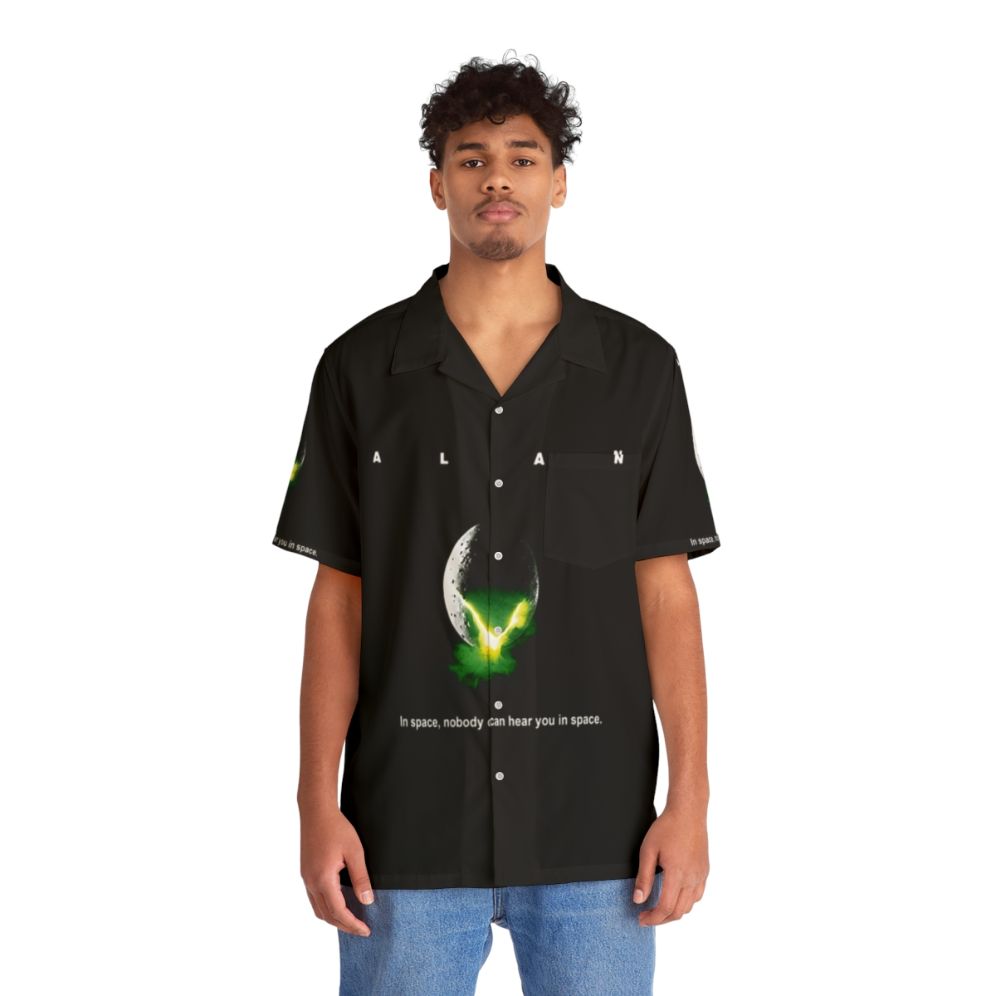 Alan in space alien parody Hawaiian shirt - Lifestyle