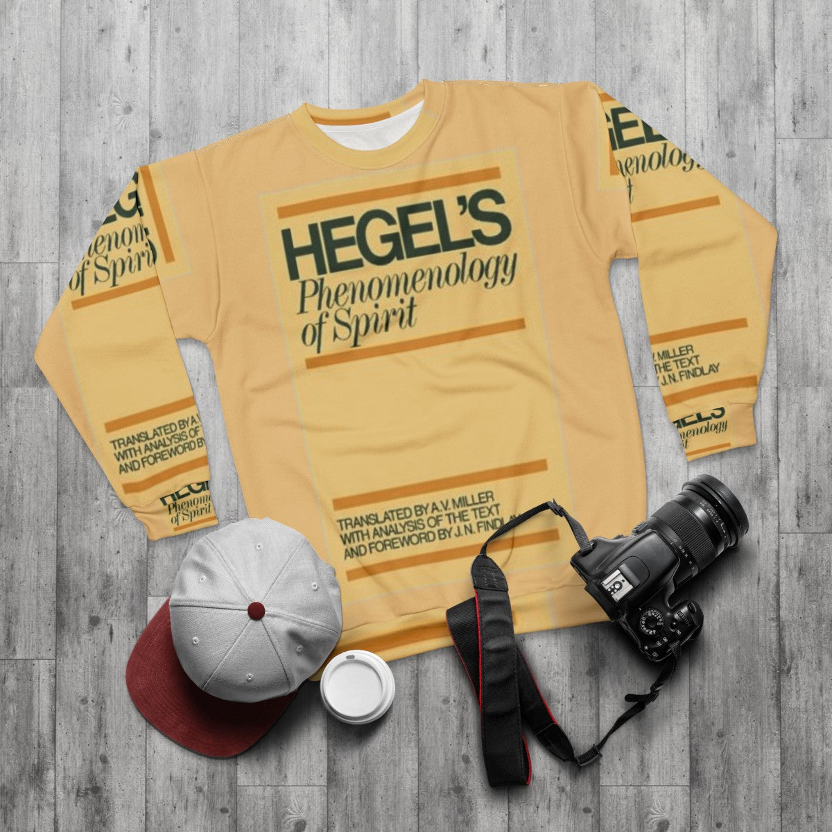 Hegel Phenomenology of Spirit Philosophy Sweatshirt - flat lay