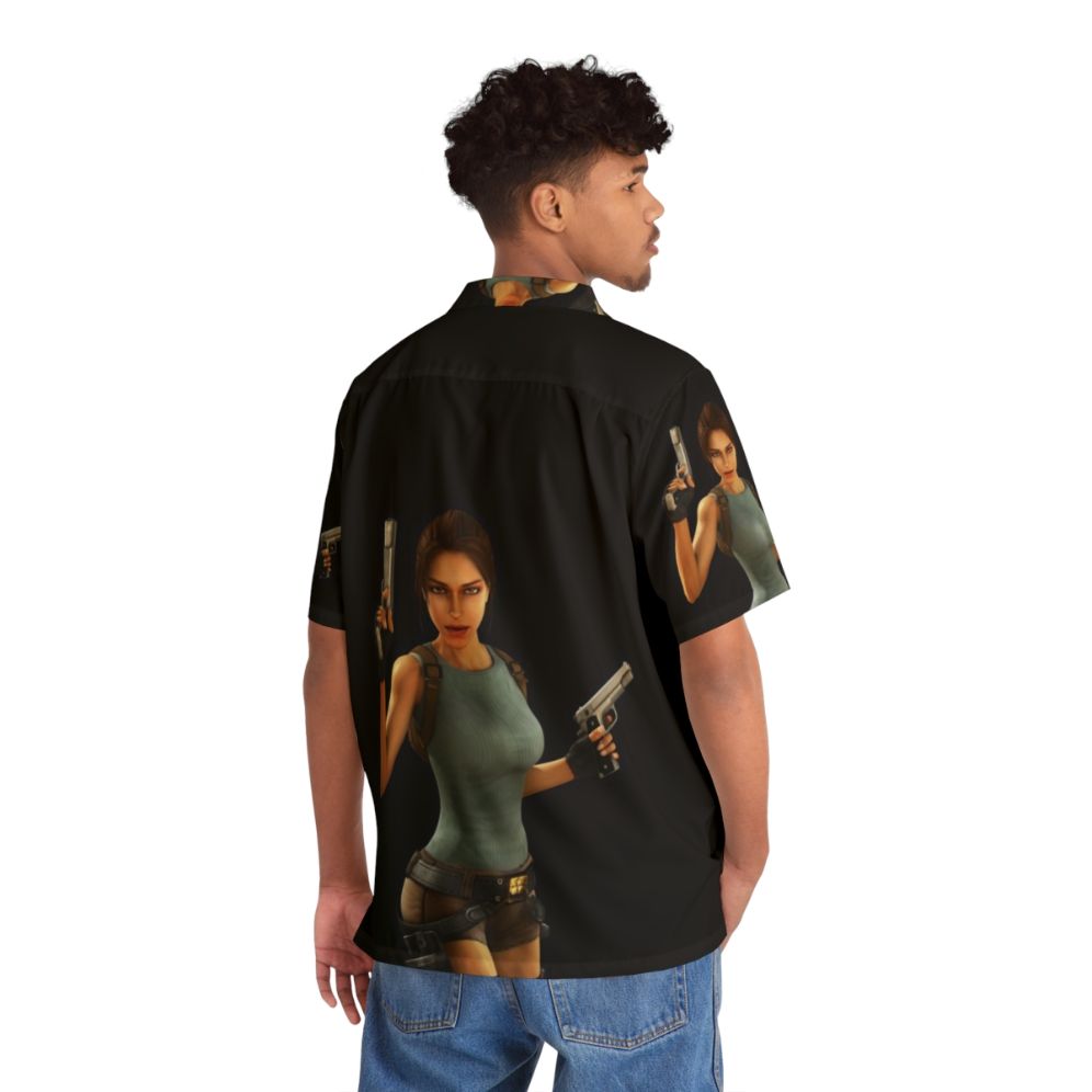 Lara Croft Anniversary Hawaiian Shirt - People Back