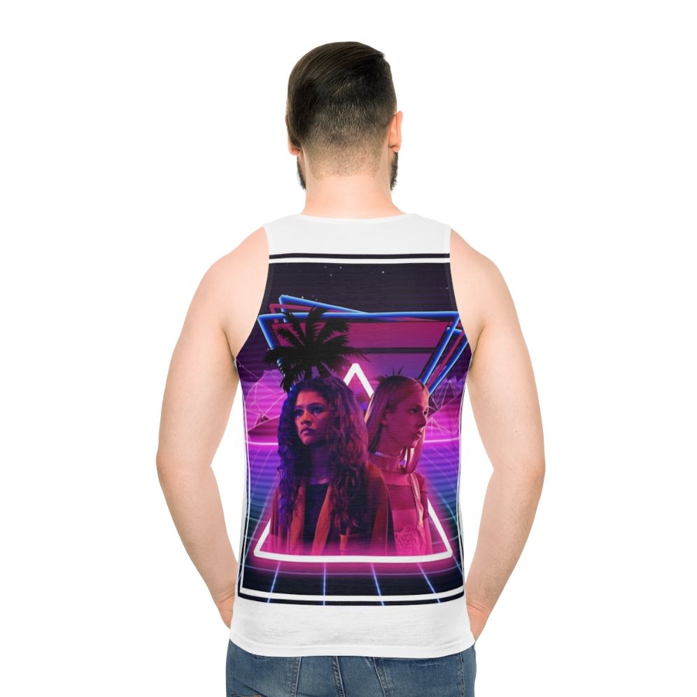 Unisex "Rules, Jules, & Rue" Euphoria inspired graphic tank top - men back