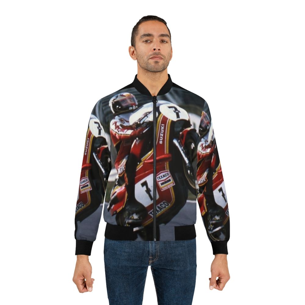 Barry Sheene Motorcycle Bomber Jacket - Lifestyle