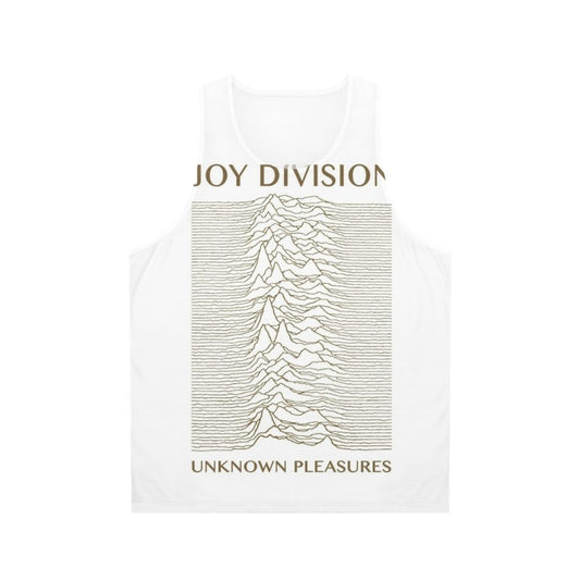 Unknown Pleasures JD Gold Unisex Music Tank Top