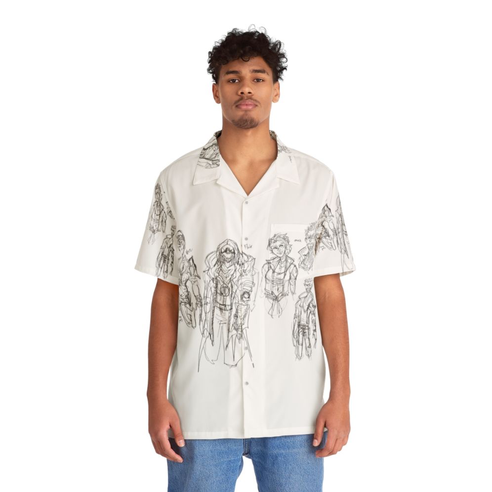 Borderlands 3 Zane Flynt Hawaiian Shirt - People Front