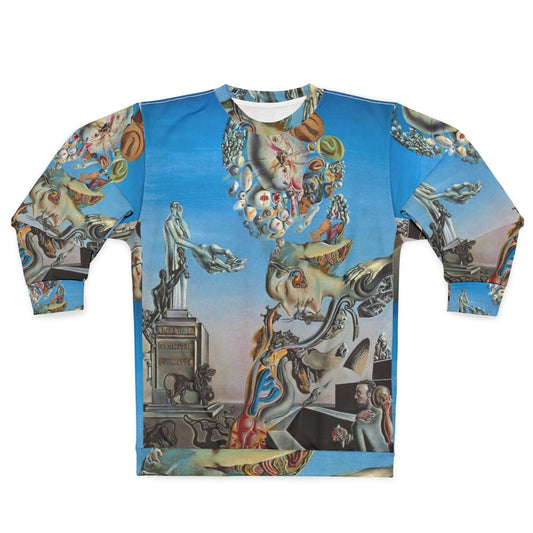 Surreal Salvador Dali-inspired desert dreamscape sweatshirt