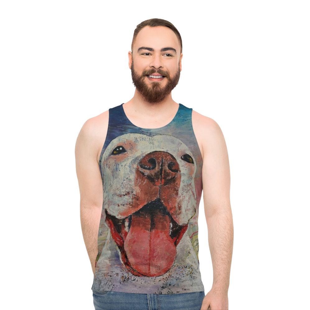 Pitbull Unisex Tank Top - men