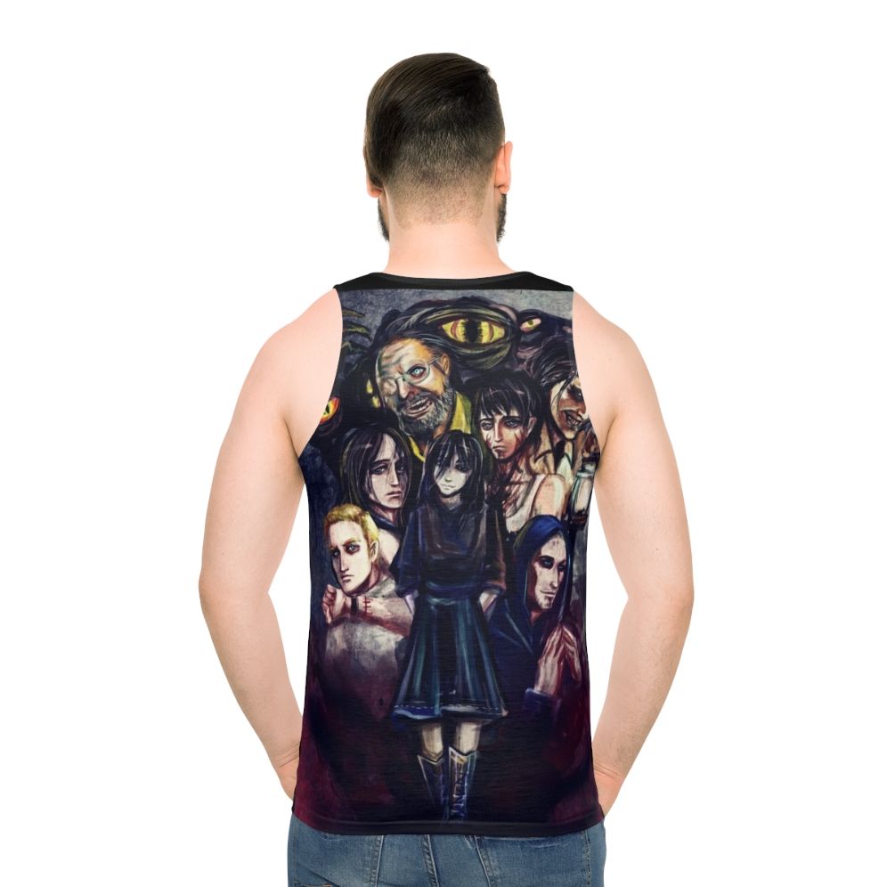 Resident Evil 7 "Everybody's Dead" Unisex Tank Top - men back