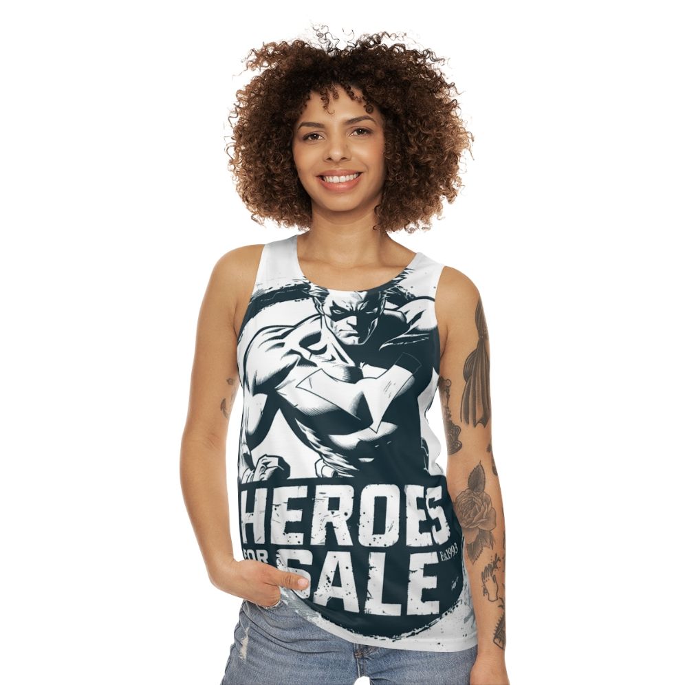 Unisex superhero tank top from the 1993 movie - women