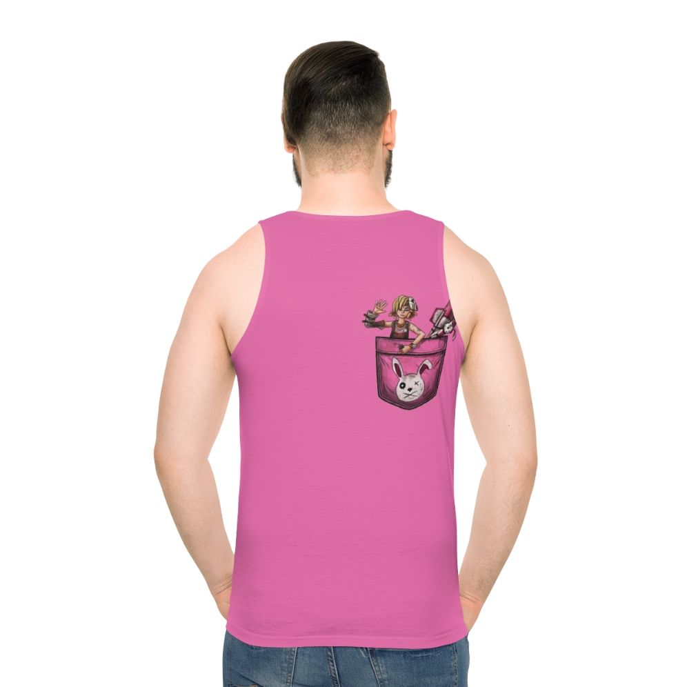 Borderlands Tiny Tina Pocket Unisex Tank Top - men back