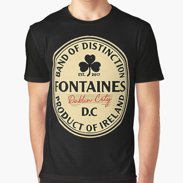 Fontaines DC Graphic T-Shirt with Indie Rock Band Logo