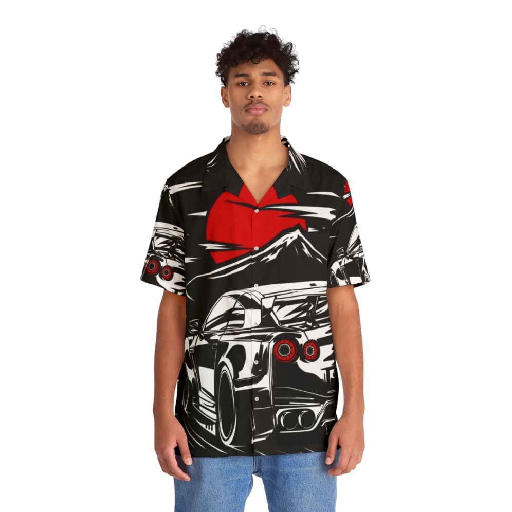 Nissan GT-R NISMO Hawaiian Shirt - People Front