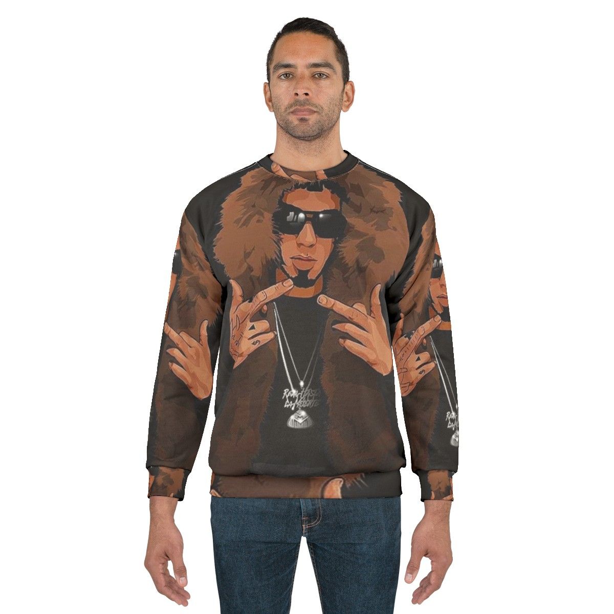 Anuel AA Reggaeton Music Urban Fashion Sweatshirt - men