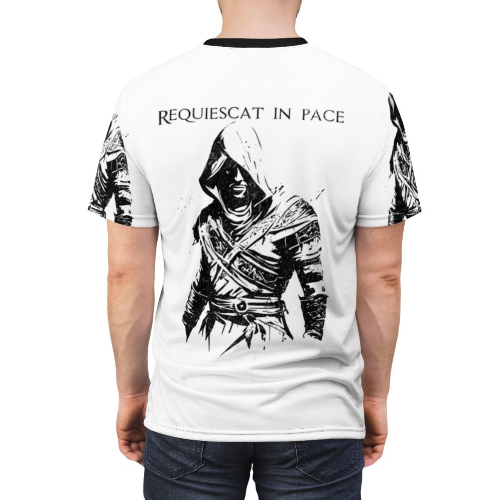 Assassins Creed Inspired Requiescat in Pace T-shirt - men back