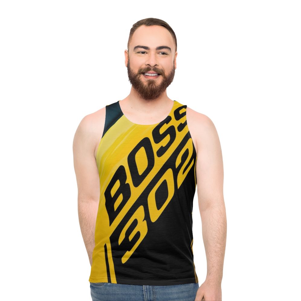 1970 Ford Mustang Boss 302 Emblem Tank Top - men