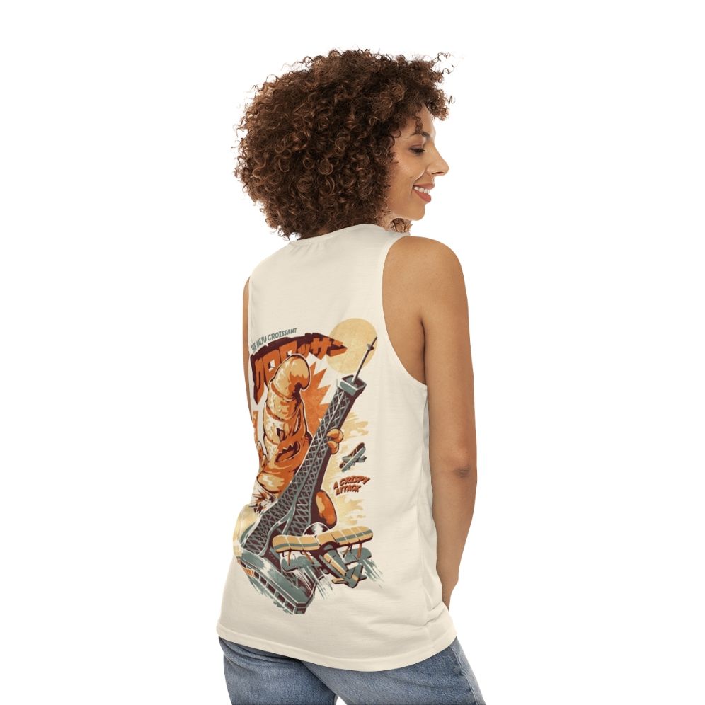 Kaijussant Unisex Retro Tank Top - women back