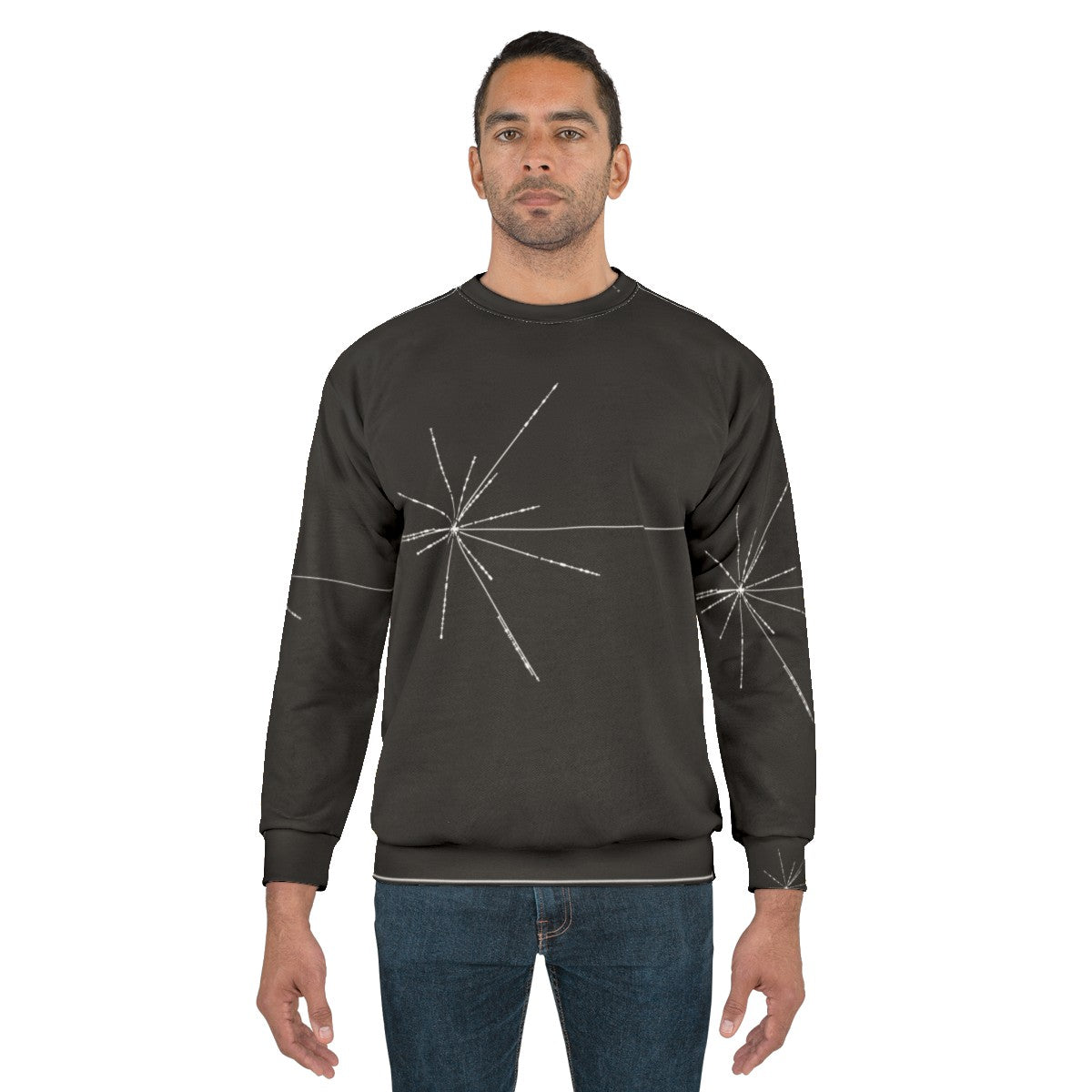 Pioneer Plaque Pulsar Map Sweatshirt - Cosmic Exploration Apparel - men