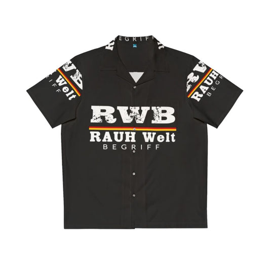 German RWB Hawaiian Shirt - Stylish streetwear for car enthusiasts